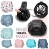 Vely Vely leniwy worek kosmetyczny Wielofunkcyjny przenośne torby do makijażu sznurka Flamingo Magic Travel Studka Fold Storage Make up String Torby Prezenty
