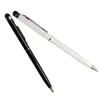 1000 stks / partij Universele Hoge Kwaliteit 2 in 1 Capacitieve Touchscreen Stylus Pen met Ball Point Pen voor Mobiele Tablet PC