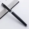 Мода бизнес металлическая подпись ручка нейтральные гелевые чернила знак ручки писать школьные офисные канцелярские принадлежности
