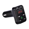 CARB2 Bluetooth Car Kit MP3-Player mit Freisprecheinrichtung, kabellosem FM-Transmitter-Adapter, 5 V, 2,1 A, USB-Autoladegerät, B2, unterstützt Micro-SD-Karte