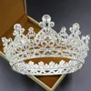 Роскошные золотые кристаллы свадебные короны серебряный страх -хлайт Princess Prom Party Q
