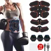 Électrique EMS Stimulateur Musculaire ABS Muscle Abdominal Toner Corps Fitness Mise En Forme Patch De Massage Siliming Formateur Exerciseur Unisexe DHL Gratuit