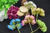 42Pcs Sprayed Gold Silk Rose Artificial Flower Bouquet for Wedding Home Decoration Bridal Bouquet Scrapbooking Fake Craft Flowers5882588