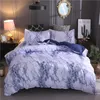 2018 Stone Pattern Comforter Bedding Set Queen Size Reactive Printing Beddings 2/3Pcs White and Black Marble Duvet Cover Sets40