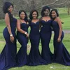 Sweetheart Afrikanskt land brudtärna klänningar formella brudtärna klä lång full längd plus storlek bröllop gästfest klänningar