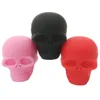 10pcs/lot 3ml Skull Containers Assorted Color Food Grade Silicone Container For Dabs Containers Box Dab Wax Concentrate Nonstick Storage Jar