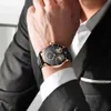 Dom Mechanical Watch Men Szkielet zegarek Automatyczne mechaniczne męskie zegarki skórzane zegarki Wodoodporne samodzielne gry