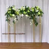 Novo estilo de suporte de flor de Metal Centerpieces para o evento de casamento decoração ouro Centerpiece Stands senyu0201