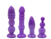 4 unids/set juguetes anales de silicona tapones para los glúteos consolador Anal juguetes sexuales productos anal para mujeres y hombres butt plug juguete sexual Gay de la mejor calidad