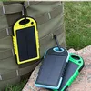 Solar Power Bank Waterproof Charger High Capacity 5000mah Portable Outdoor camping Charing for Cell Phone pad