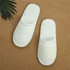 Wegwerp slippers dikke zolen koraal fleece antislip huisgast dikker reishotel wit zachte comfortabele delicate wegwerpzadels