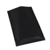 12x18cm flache schwarze metallische offene obere taschen w / reißkerches hitze dichtung aluminiumfolie mylar food lagerung verpackung taschen