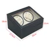 PU Leather automatique 46 Watch Winder Rotator Rangement Boîte d'affichage Organisateur Organisateur Fonction Silent Rotation Auto Aspects3499670