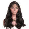 360 Full Lace Braziliaans Menselijk Haar Body Wave Pruiken met Baby Haar Pre Geplukt 150 Dichtheid Lijmloze Maagd Haar 360 Kant Frontale Pruiken