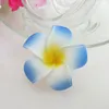 100pcs 4cm 7colors hawaiian real touch artificial plumeria flower diy hair accessory pe frangipani wedding party decoration