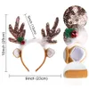 Rena de Christmas Headbands Cervo Chifres Cabeça Decorações de Natal na cabeça Acessórios de Cabelo Decorações de Ano Novo