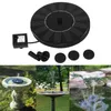 20 pcs lots Round Solar Fountain Floating Water Fountain Fontaine For Garden Decoration Solar Fontein Pool Pond Waterfall