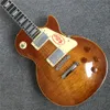 Whole Custom Shop 1959 9 Tiger Flame Electric Guitar Standar LP 59エレキギターギターGuitarra9951725