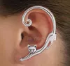 Belle incroyable or argent noir mignon chat Style cercle oreille boucles d'oreilles mode femmes boucle d'oreille bijoux fille cadeau