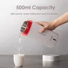 500ml 휴대용 전기 주전자 220V 300W 전기 물병 고속 끓는 물 보일러 야외 여행 스테인리스 스틸 3042