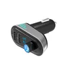 AP02 Autolader Bluetooth Car Kit HandsFree FM Zender Wireless A2DP Cars Mp3 -speler Ondersteuning U Disk Dual USB 5V 3.1A