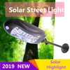 Imperméable à l'eau 32led solaire réverbère extérieur jardin lumières détecteurs de mouvement mur sécurité route lumière de secours avec télécommande