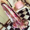 2019 String and Summer Women's Squal Shawl Classic Elegant Flower Scarf Youth Hermoso desgaste de 289m