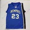 Memphis Tigers Basketball Jersey NCAA College College Rose Hardway Lester Quinones Nolley II Dandridge Err Timberlake Lawson Emoni Bates Jalen Duren Josh Minott