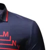 새로운 패션 브랜드 폴로 남자 스트 라이프 반소매 슬림 맞는 여름 칼라 셔츠 Polos Boys 캐주얼 남성 의류 SH190718