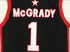 College Tracy McGrady Jerseys 1 Christian Mt.Zion T-Mac Basketball Jerseys Team Kleur Zwart Ademende universitaire topkwaliteit te koop