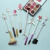 8 sztuk Sailor Moon Brushes Cute Makeup Szczotka Zestaw Sakura Szczotki Kosmetyczne z różowym Torba Eye Shadow High Gloss Brush Zestaw