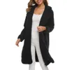 Kvinnors päls mode Autumn Winter Faux Coat Women Warm Teddy Bear Ladies Jacket Kvinnliga utkläder Plush Overrock lång