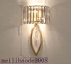 New design European creative crystal wall lamps wall lighting fixture gold wall mount lights led sconce light for bedside porch ktichen MYY