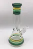 Rasta Glass Smoking Hookahs Water Bongs