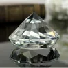 Forma 50mm Crystal Clear Corte Diamante Adornos pisapapeles de cristal de cristal de la gema Display Car Home