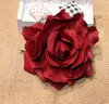 Cabezas de rosas flores artificiales cabeza de flores falsas de plástico flores de seda de alta calidad decoración de boda pared envío gratis GD10