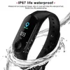 M3 Inteligentny Zegarek Bransoletka Band Fitness Tracker Wiadomości Przypomnienie Kolor Color Ekran Wodoodporny Nadgarstek Sportowy Dla Mężczyzn Kobiety