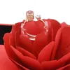 Charm Rose Flower Gift Box Decoration Home With Charm High Quality Band Love Ring (100 Langue I Love You) Meilleur cadeau pour l'ami