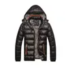 Autumn Winter Hooded Jacket Men Parka Quilted Padded Wadded Windbreaker Male Mens Jackets And Coat Parkas Overcoat M220