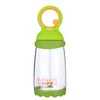 Bouteille d'eau en plastique pour enfants 380 ml Étudiant Sport Bouteilles d'eau en plein air étanche Étudiant Bouteilles d'eau avec pailles