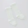 Chaussettes pour enfants d'été bébé filles en dentelle couverte en tricot longs