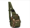 Sacs de poitrine de camouflage tactique Camping en plein air Sac de randonnée Sac à bandoulière unique Sac de rangement pour vélo Camo Sac de sport Diagonal Package WY090