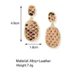 Nieuwe Dames oorbellen Vintage Drop Oorbellen Voor Vrouwen Boheemse Snake Skin Earring Vrouwelijke Verklaring Sieraden Gift