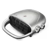 Portable 2000W 220V Mini Electric Heater Fan Desktop Warmer 3 speeds ColdHot - Silver