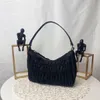 Deisigner Hobo-Tasche, plissierte Umhängetasche für Damen, Brusttasche für Damen, Tragetasche, Presbyopie-Geldbörse, Umhängetasche, Designer-Handtaschen aus Segeltuch