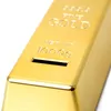 Gold Bar Coin Bank Novelty Golden Brick 999.9 Fine Wt 1000G Decoration no topo do Bullion