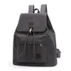 Female Backpack Retro Canvas Travel Backpack Student Bag Casual Bucket Bag295T