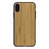 Luxury Real Wooden Nature Wood Bamboo Bamboo Soft Edge Phone Cover Couvercle pour iPhone 11 XS Max xr x 6 7 8 Plus Samsung S10 Lite S9 S6869733