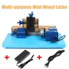 12V DC 2A 24W Multi-Purpose Mini Wood Draaibank Aluminium Draaibank Machine