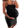 clothes for pregnant women Solid Sleeveless Pregnant Maternity Dress Maternity Props Bodycon Casual Mini Dresses Drop6484013